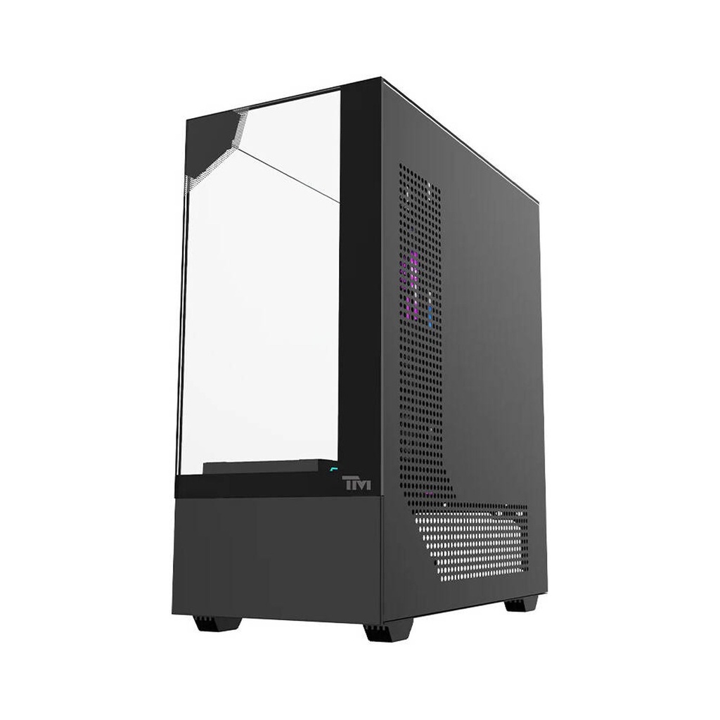 Twisted Minds Fury Series ATX Mid Tower Gaming Case - Black (4 ARGB Fans Included)