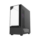 Twisted Minds Fury Series ATX Mid Tower Gaming Case - Black (4 ARGB Fans Included)
