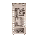 Asus ProArt PA401 Wood Edition Tempered Glass Panel, 2x 160mm & 1x 120mm Pre-Installed Fans Case -Beige