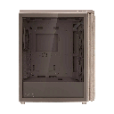 Asus ProArt PA401 Wood Edition Tempered Glass Panel, 2x 160mm & 1x 120mm Pre-Installed Fans Case -Beige