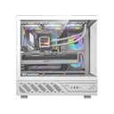 Darkflash DS950V ATX PC Case with 6 ARGB fans - White