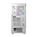 Darkflash DS950V ATX PC Case with 6 ARGB fans - White