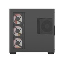 Darkflash C280 E-ATX Full-Tower PC Gaming Case, 7×ARGB Fans Included, 270° Tempered Glass, Reverse Connection Motherboard Compatible, 360mm Radiator Support, Black | C280B