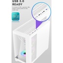 DarkFlash C218M M-ATX/ITX Gaming PC Case with Pre-Installed 650W 80+ Bronze PSU and 3 ARGB Fans, 270 Degree Panoramic Glass, Supports 360 mm Radiator, 425 mm GPU Clearance, USB3.0 PC Case (White)