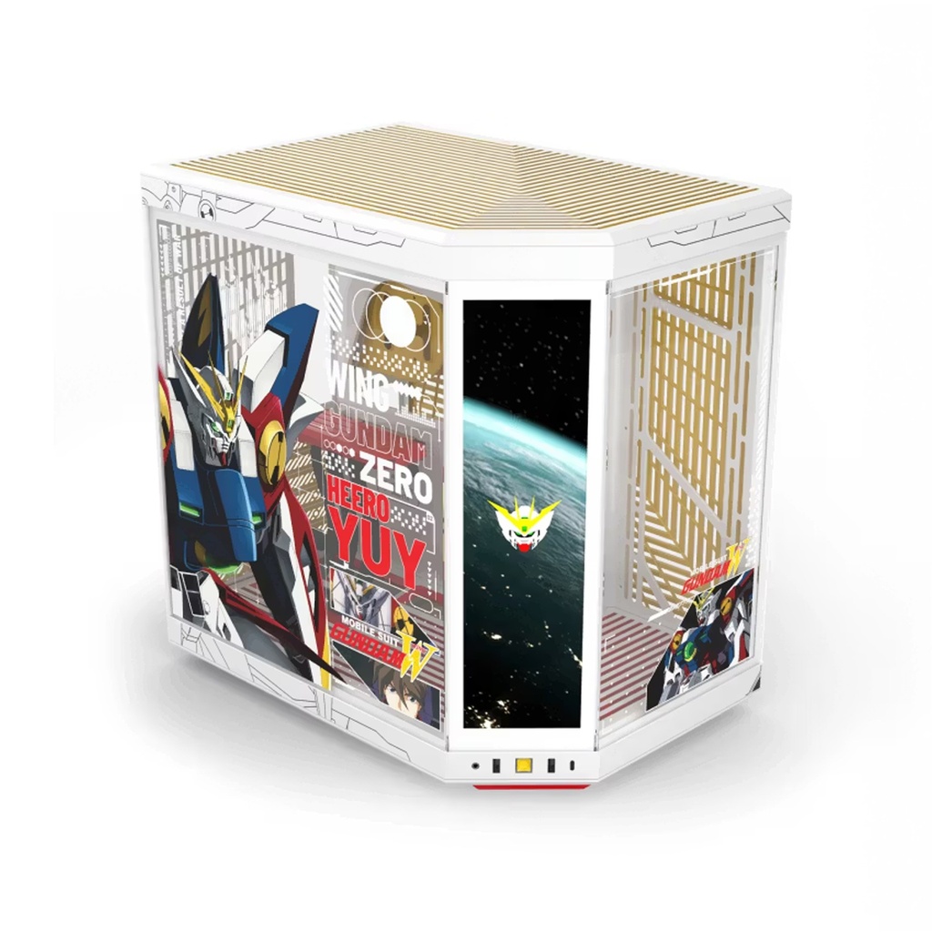 HYTE Y70 TOUCH INFINITE - 14.5 Inch lntegrated IPS Touchscreen ATX Case - Gundam Wing