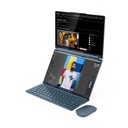 Lenovo Yoga Book 9 Multi-Touch Laptop Convertible, Ultra 7-255H Processor, 32GB RAM, 1TB SSD NVMe, Intel Arc 140T GPU, 14" 2.8K OLED TouchScreen, Backlit Arabic Keyboard, Lenovo Yoga Pen + Yoga Slim Mouse, Windows 11 Home - Tidal Teal | 83KJ000MAX