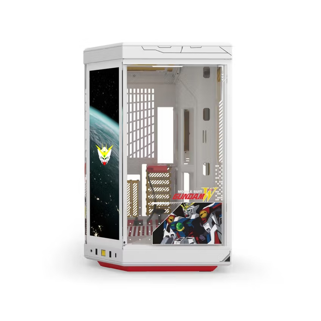 HYTE Y70 TOUCH INFINITE - 14.5 Inch lntegrated IPS Touchscreen ATX Case - Gundam Wing
