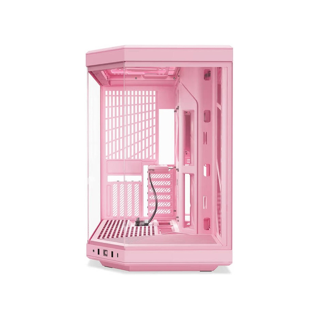 HYTE Y70 Mid Tower Two Panel Front & Left Side Tempered Glass Case without Fan - Strawberry Mlik