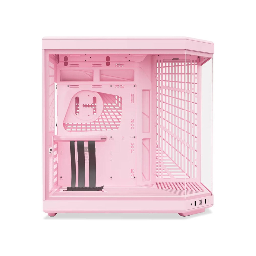 HYTE Y70 Mid Tower Two Panel Front & Left Side Tempered Glass Case without Fan - Strawberry Mlik