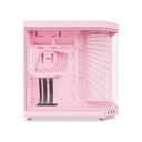 HYTE Y70 Mid Tower Two Panel Front & Left Side Tempered Glass Case without Fan - Strawberry Mlik