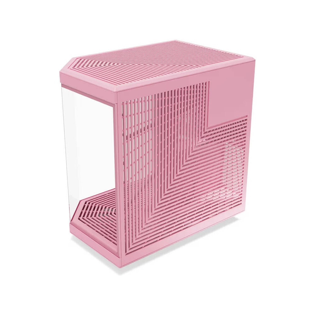 HYTE Y70 Mid Tower Two Panel Front & Left Side Tempered Glass Case without Fan - Strawberry Mlik