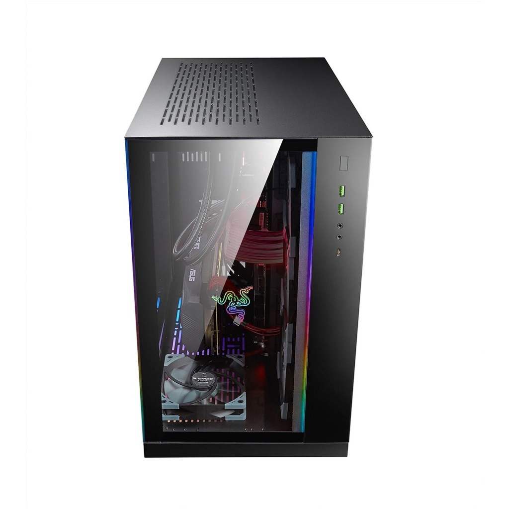 LIAN LI O11 Dynamic Razer Edition Mid Tower Gaming Case - Black