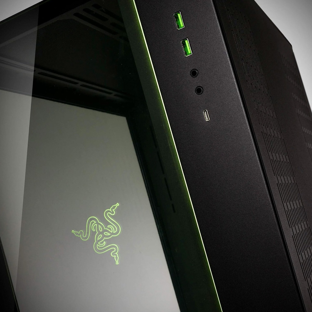 LIAN LI O11 Dynamic Razer Edition Mid Tower Gaming Case - Black