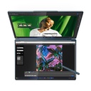 Lenovo Yoga Book 9 Multi-Touch Laptop Convertible, Ultra 7-255H Processor, 32GB RAM, 1TB SSD NVMe, Intel Arc 140T GPU, 14" 2.8K OLED TouchScreen, Backlit Arabic Keyboard, Lenovo Yoga Pen + Yoga Slim Mouse, Windows 11 Home - Tidal Teal | 83KJ000MAX