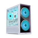 LIAN LI Lancool 217 INF Mid Tower ATX Gaming Case - White (3 Fans Included)