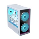 LIAN LI Lancool 217 INF Mid Tower ATX Gaming Case - White (3 Fans Included)