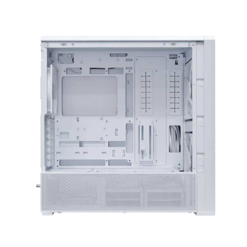 LIAN LI Lancool 217 INF Mid Tower ATX Gaming Case - White (3 Fans Included)