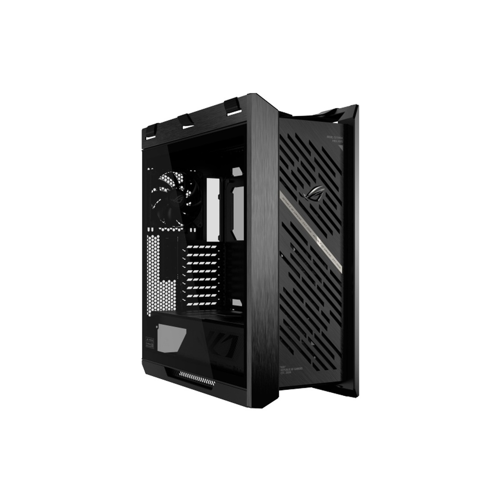 ASUS Strix Helios II GX601S Mid Tower Computer Case, 4x 140mm Pre-Installed Fans, Up to 420mm Radiator & 7x Fan Support-Black
