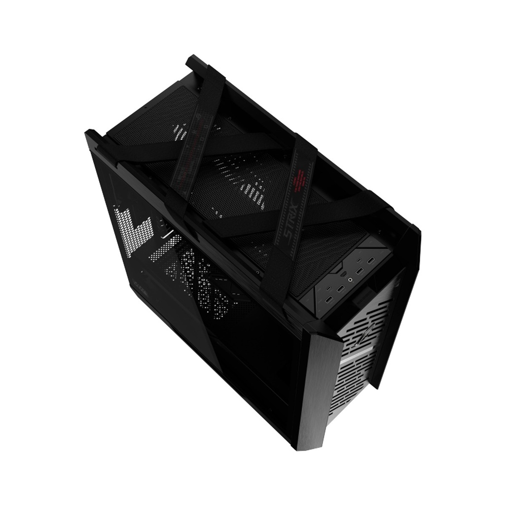 ASUS Strix Helios II GX601S Mid Tower Computer Case, 4x 140mm Pre-Installed Fans, Up to 420mm Radiator & 7x Fan Support-Black