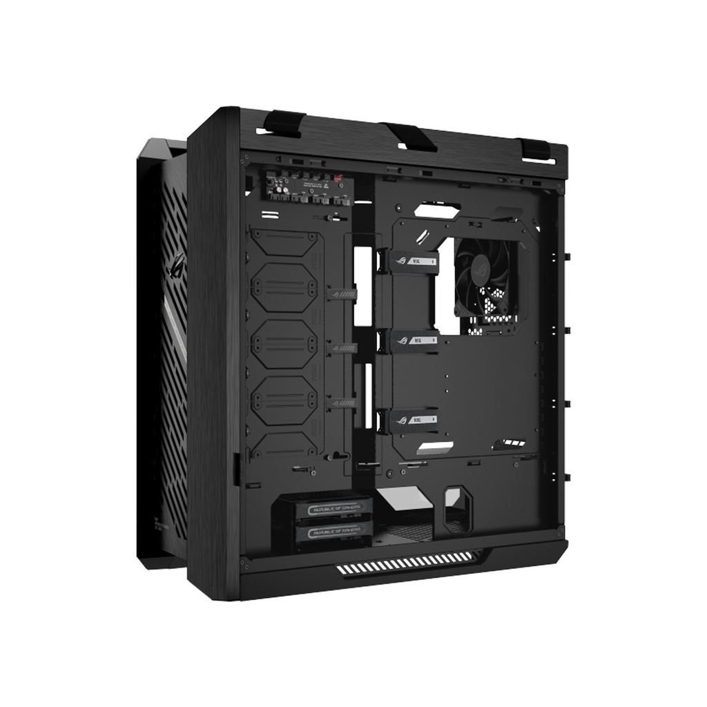ASUS Strix Helios II GX601S Mid Tower Computer Case, 4x 140mm Pre-Installed Fans, Up to 420mm Radiator & 7x Fan Support-Black