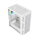 GameOn Trident IV-A PowerForge Series Mid Tower Gaming Case with 750W Power Supply Pre-Installed (4 ARGB Fans Included) - White
