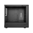 GameOn Timberi Midnight Series ARGB + PWM Mid Tower Gaming Case With (7 Fans Included) - Wood/Black