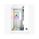 GameOn Valkyrie I Series ATX Mid Tower Gaming Case With (4 ARGB Fans Included) - White