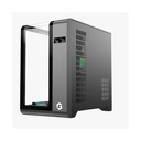 GameOn Infinity Midnight Series ARGB Mid Tower Gaming Case With (4 ARGB Fans Included) - Black