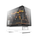 DarkFlash FLOATRON F1 Micro ATX Gaming Case (Fans Not Included) - White