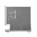 DarkFlash FLOATRON F1 Micro ATX Gaming Case (Fans Not Included) - White