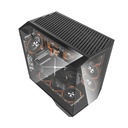 DarkFlash DY470 ATX Mid Tower Gaming Case With 4 ARGB Fans Included - Black