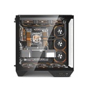 DarkFlash DY470 ATX Mid Tower Gaming Case With 4 ARGB Fans Included - Black