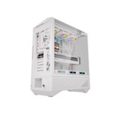 DarkFlash DY460 ATX Mid Tower Gaming Case With 4 ARGB Fans Included - White