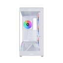 LIAN LI Vector V100 E-ATX Mid Tower Gaming Case With (4 ARGB Fans Included) - White