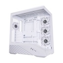 LIAN LI Vector V100 E-ATX Mid Tower Gaming Case With (4 ARGB Fans Included) - White