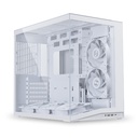 LIAN LI O11 Dynamic Mini V2 ATX Mid Tower Gaming Case (Fans Not Included) - White