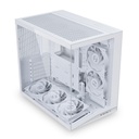 LIAN LI O11 Dynamic Mini V2 ATX Mid Tower Gaming Case (Fans Not Included) - White