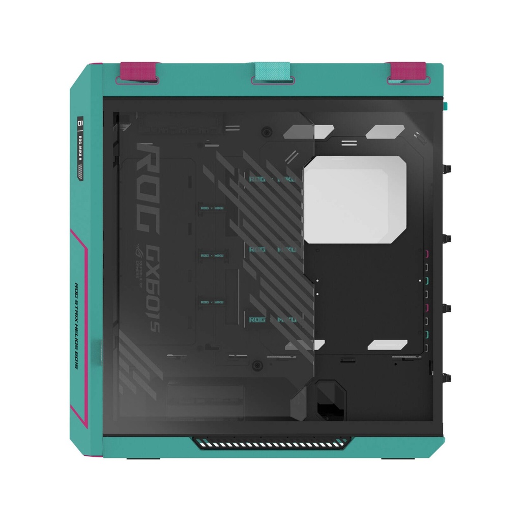 Asus ROG Strix Helios II Hatsune Miku Edition E-ATX Mid Tower Gaming Case (4 Fans Included)