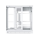 Xigmatek Pano II Arctic ATX Three Panel Front Top & Left Side Tempered Glass Case With 8 ARGB Fans-White
