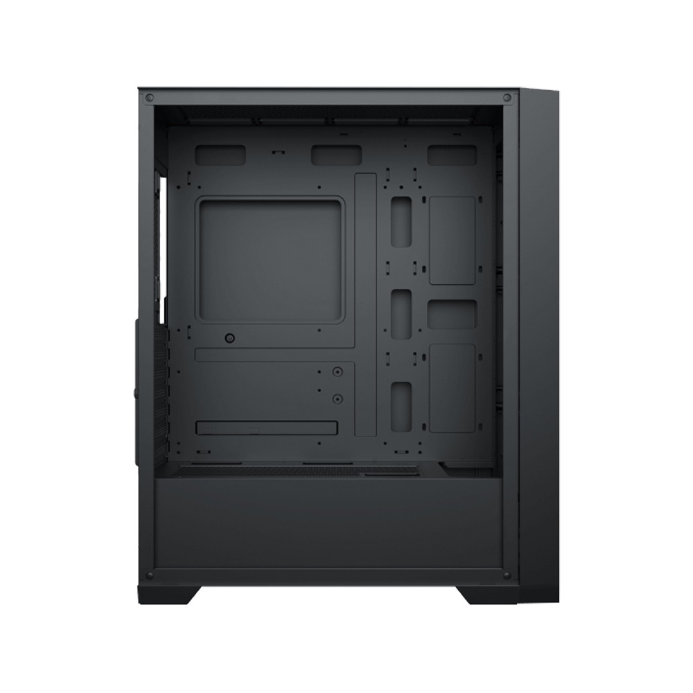 Xigmatek Gaming X II ATX Left Side Tempered Glass Panel Case with 4 ARGB Fans - Black