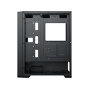Xigmatek Gaming X II ATX Left Side Tempered Glass Panel Case with 4 ARGB Fans - Black