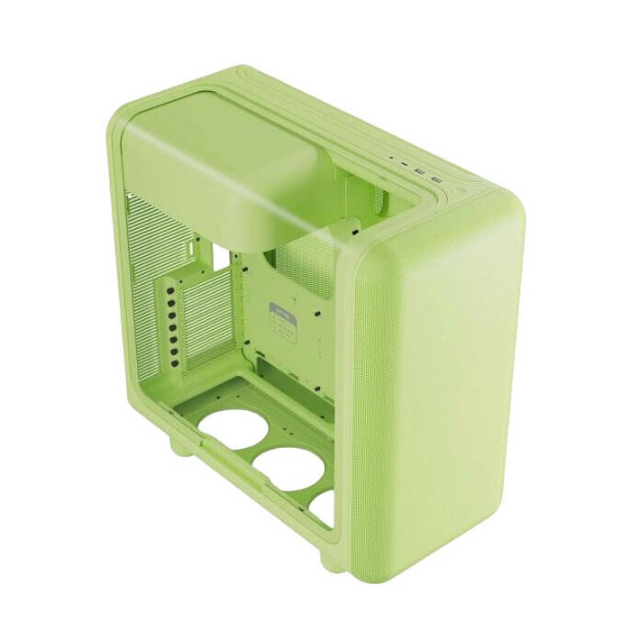 HYTE X50 Micro-Mesh Mid-Tower Modern Performance Gaming Case - Matcha Milk