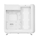 HYTE X50 Micro-Mesh Mid-Tower Modern Performance Gaming Case - Snow White
