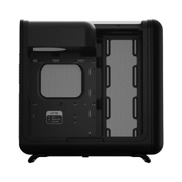 HYTE X50 Micro-Mesh Mid-Tower Modern Performance Gaming Case - Pitch Black