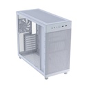 Asus Prime AP303 Mid Tower Mesh Steel Tempered Glass ABS Plastic Case With 1 Fans - White