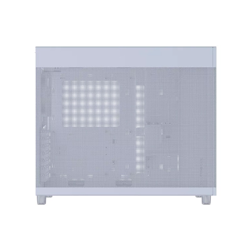 Asus Prime AP303 Mid Tower Mesh Steel Tempered Glass ABS Plastic Case With 1 Fans - White