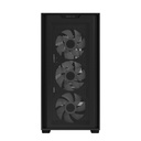 Asus A21 Plus Micro ATX Tower Case, Tempered Glass Side Panel, 360MM Radiator Support, 4 ARGB Fans - Black