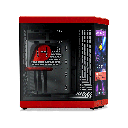 HYTE Y70 TOUCH INFINITE - 14.5 Inch lntegrated IPS Touchscreen ATX Case - Black Cherry