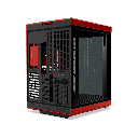 HYTE Y70 TOUCH INFINITE - 14.5 Inch lntegrated IPS Touchscreen ATX Case - Black Cherry