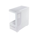 Asus Prime AP202 Mid Tower Fornt & Left Side Tempered Glass Panel Case With 3 ARGB Fans - White